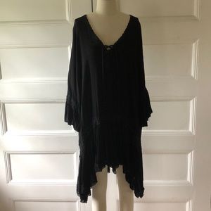 Surf Gypsy Swim - Surf Gypsy Black Beach Coverup Surf Gypsy Swim - Surf Gypsy Black Beach Coverup
